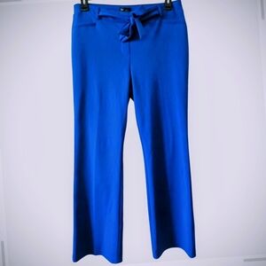 SOHO Apparel Royal Blue Tie-Waist Wide Size L